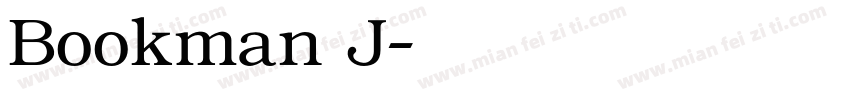 Bookman J字体转换